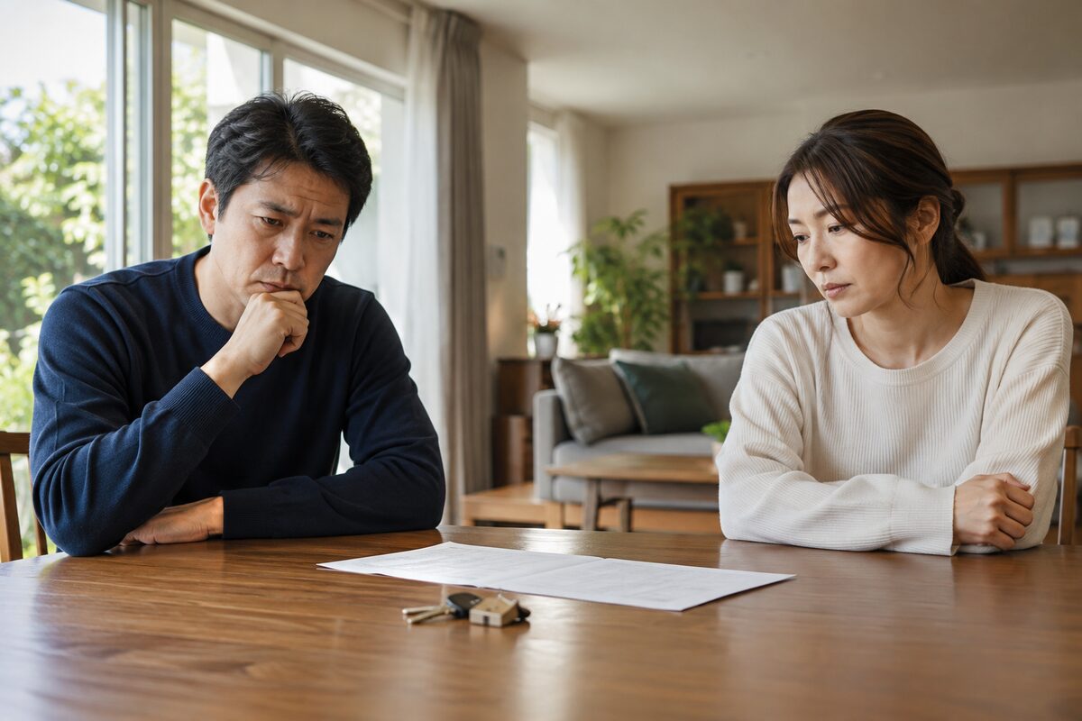 離婚で家を売却するタイミング、ローン残高と売却益の分け方を解説する記事のイメージ